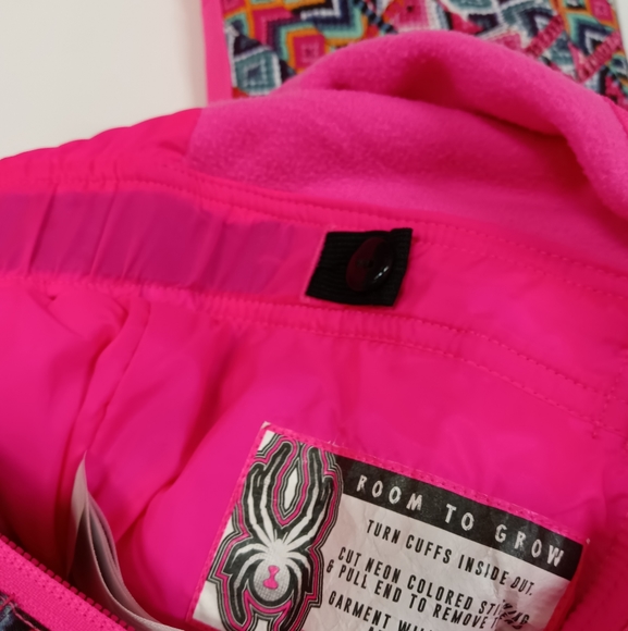Spyder Girls Friends Forever Sparkle Primaloft Insulated Snow Bibs /Overalls - Picture 6 of 14